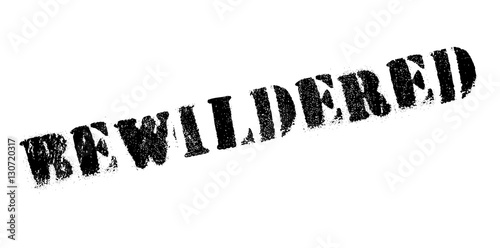 Bewildered rubber stamp