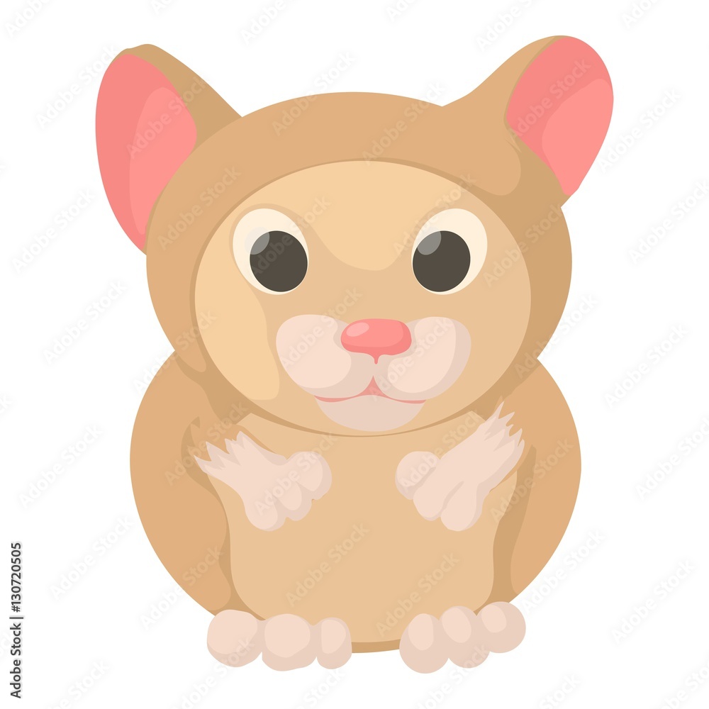 Hamster icon. Cartoon illustration of hamster vector icon for web