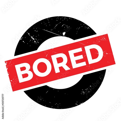 Bored rubber stamp