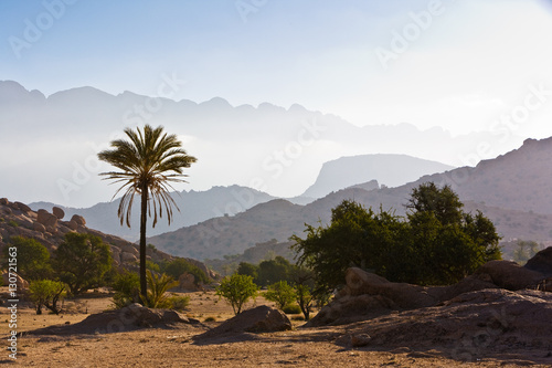 Scenery near Tafraoute, Morocco photo