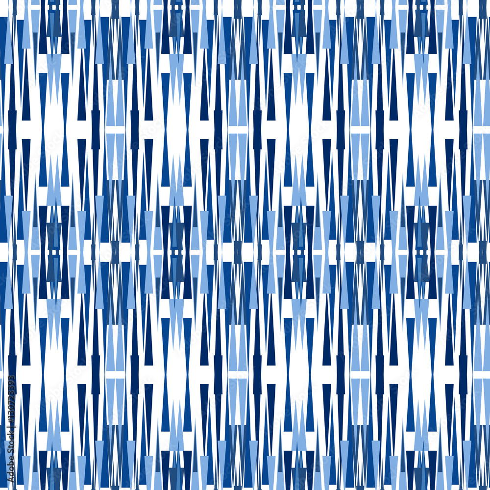 Ikat Ogee Background