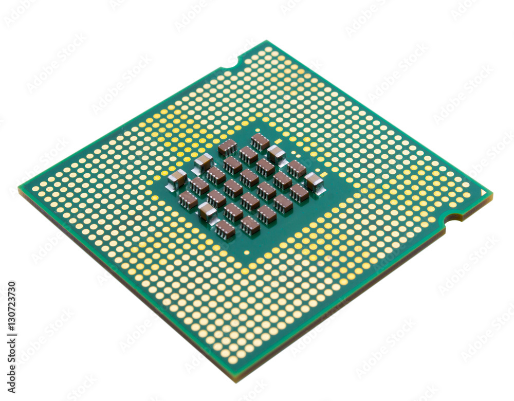 Cpu processor isolated on white background Cpu processor isolated on white background