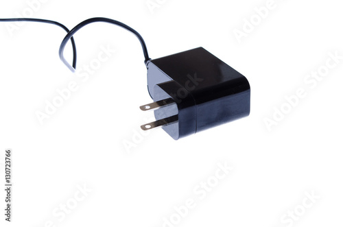 Charger for tablet on a white background