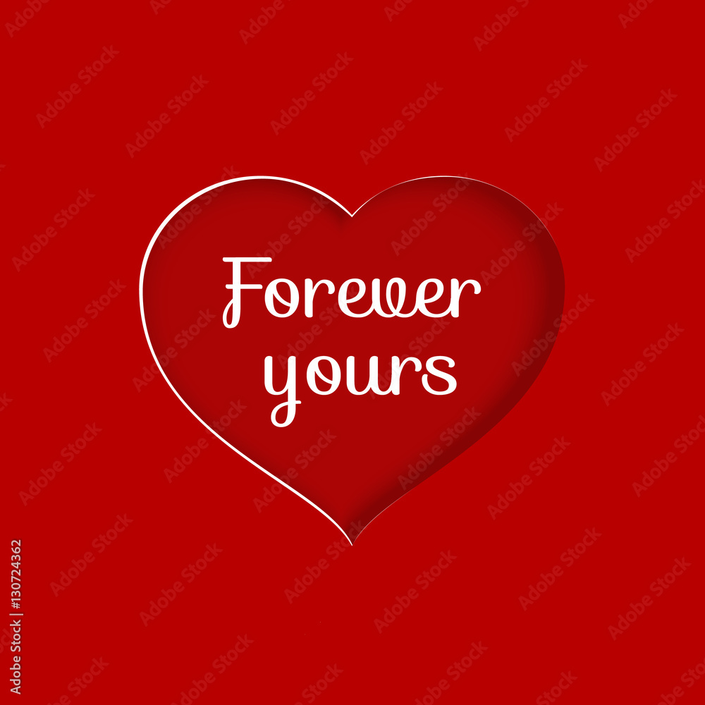 Vector red heart Vector red heart