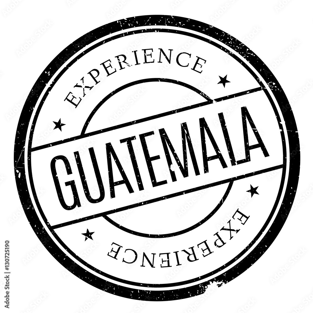 Guatemala stamp rubber grunge