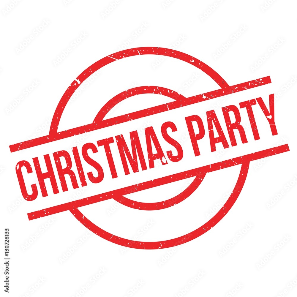 Christmas Party rubber stamp. Grunge design with dust scratches. Effects can be easily removed for a clean, crisp look. Color is easily changed. Christmas Party rubber stamp. Grunge design with dust scratches. Effects can be easily removed for a clean, crisp look. Color is easily changed.