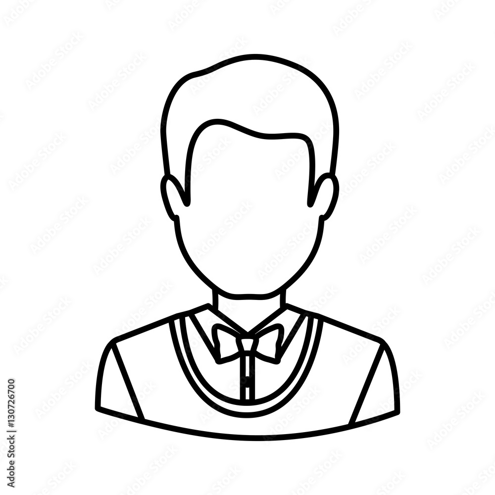 Man icon. Male avatar person people and human theme. Isolated design. Vector illustration Man icon. Male avatar person people and human theme. Isolated design. Vector illustration