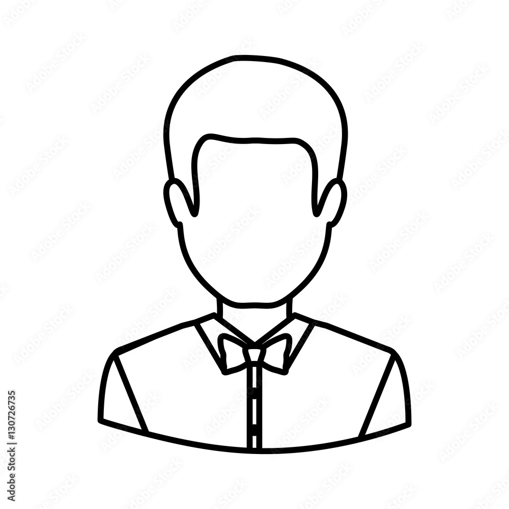 Man icon. Male avatar person people and human theme. Isolated design. Vector illustration Man icon. Male avatar person people and human theme. Isolated design. Vector illustration