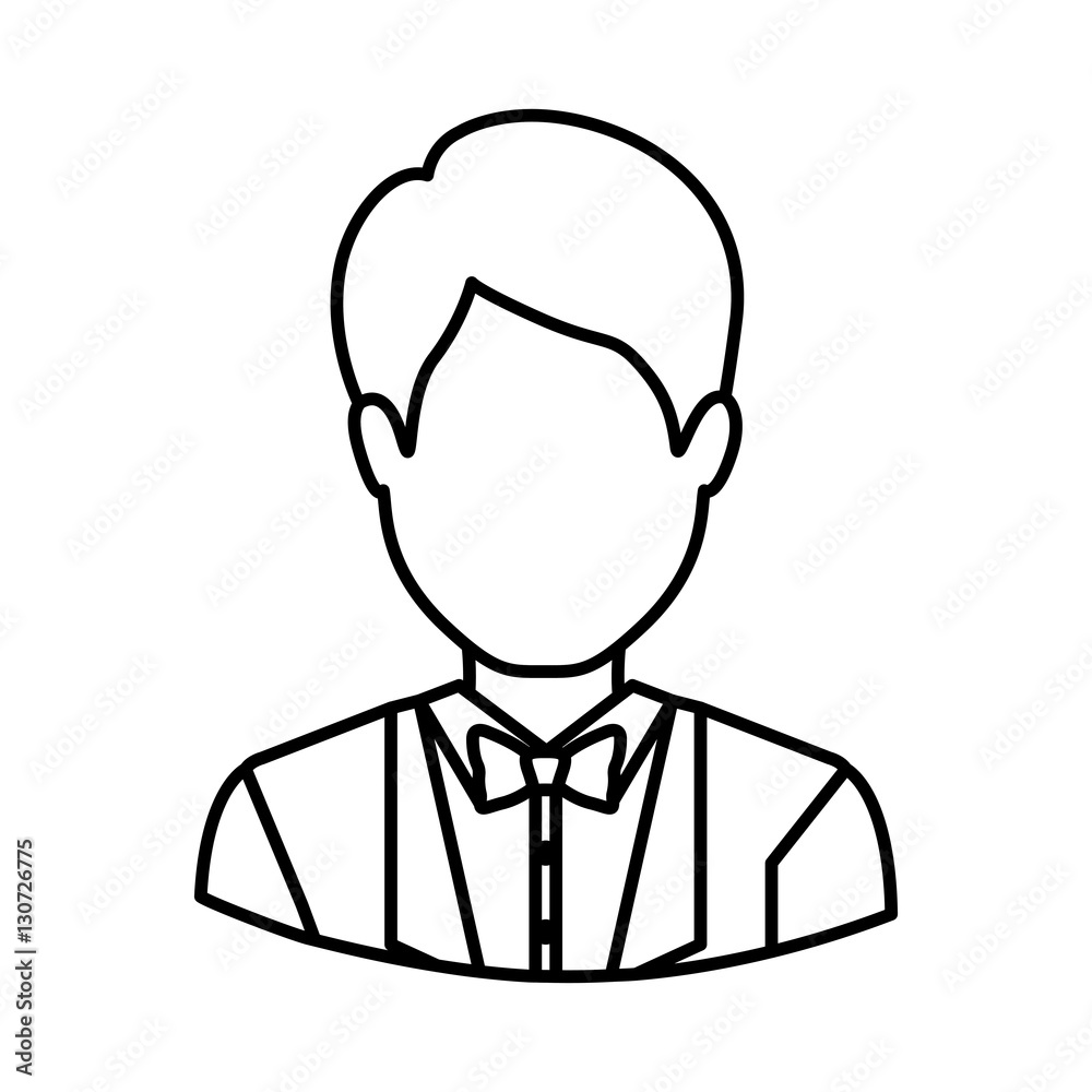 Man icon. Male avatar person people and human theme. Isolated design. Vector illustration Man icon. Male avatar person people and human theme. Isolated design. Vector illustration