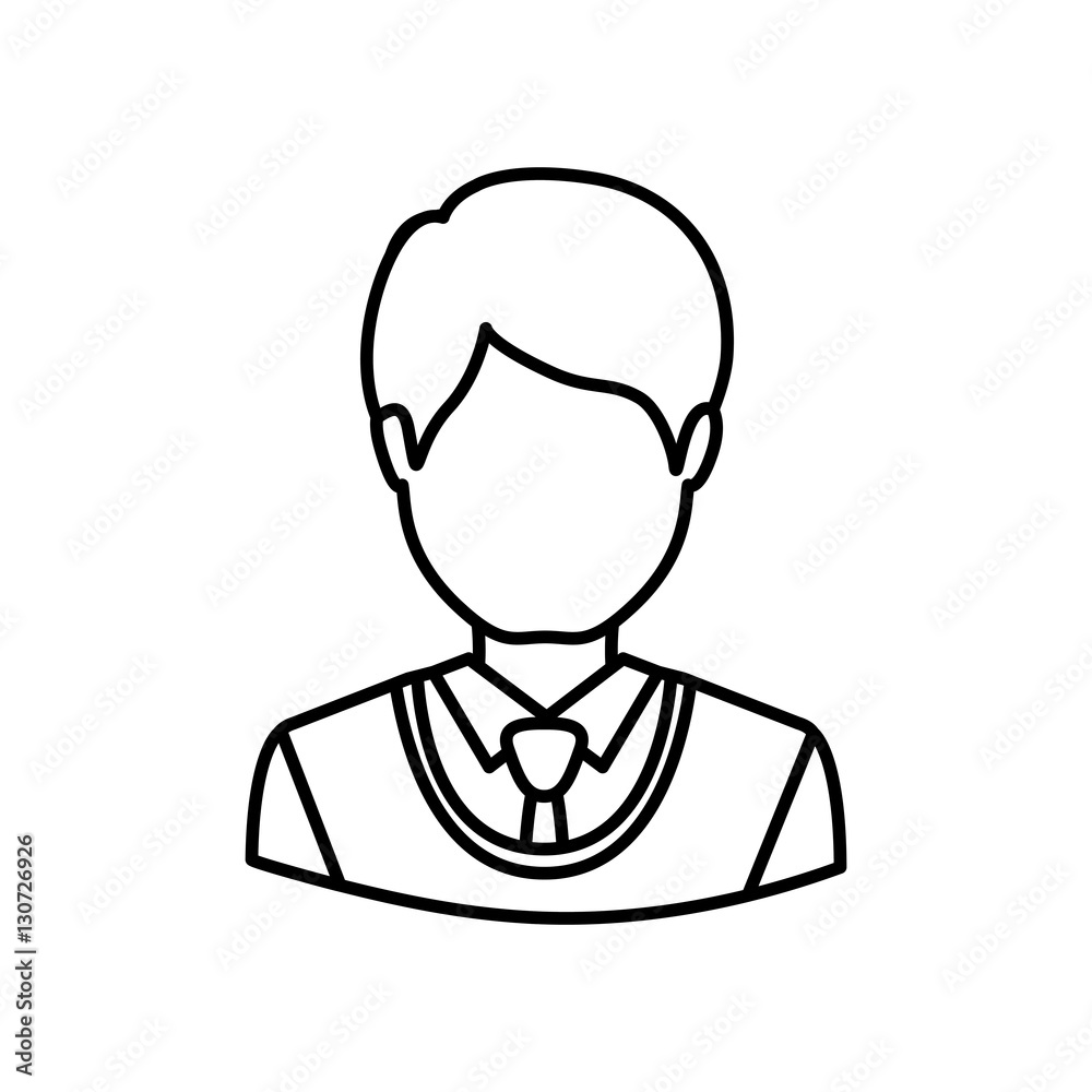 Man icon. Male avatar person people and human theme. Isolated design. Vector illustration Man icon. Male avatar person people and human theme. Isolated design. Vector illustration