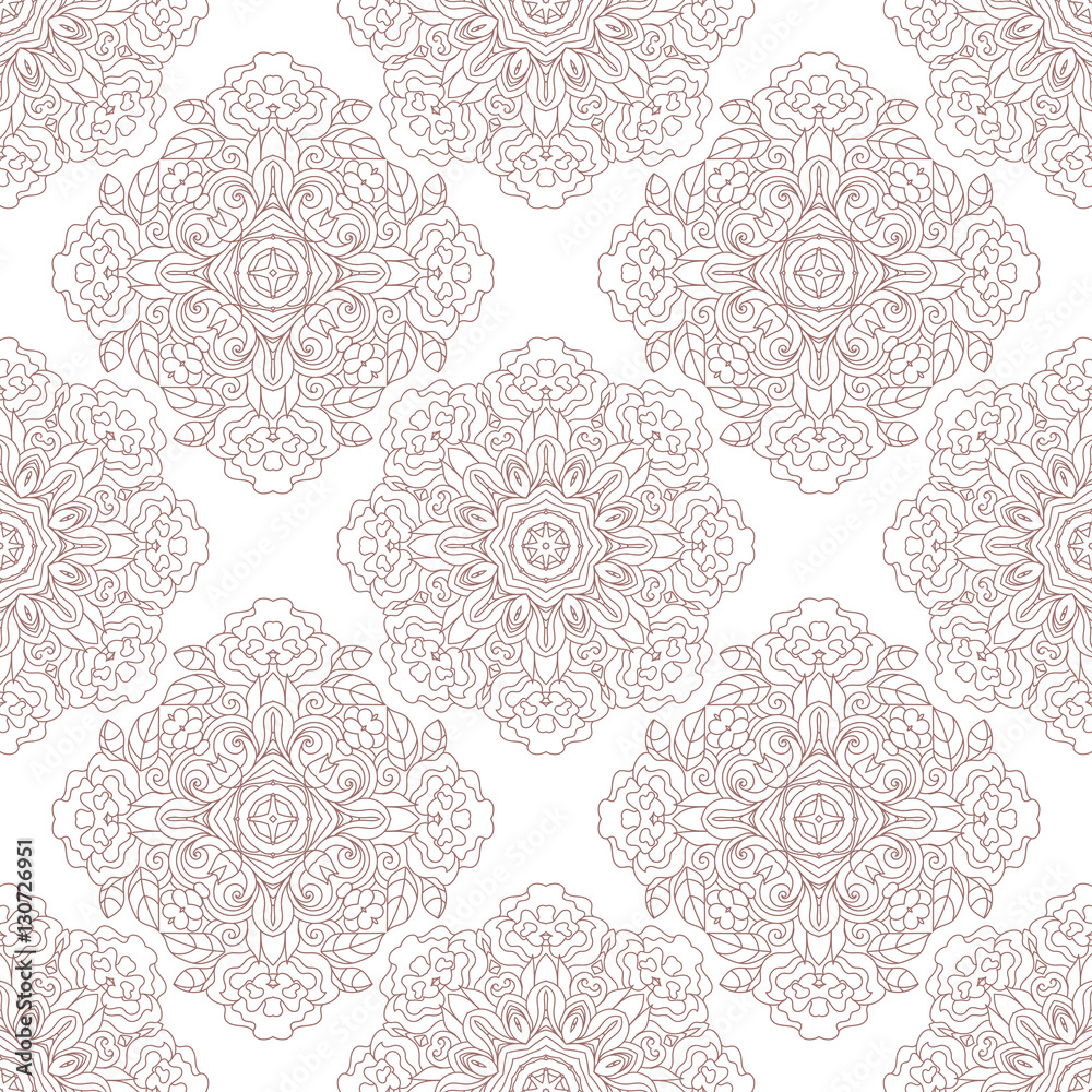 Fototapeta premium vintage seamless pattern