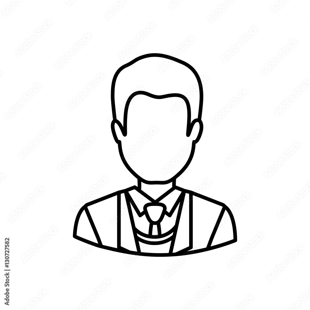 Man icon. Male avatar person people and human theme. Isolated design. Vector illustration Man icon. Male avatar person people and human theme. Isolated design. Vector illustration