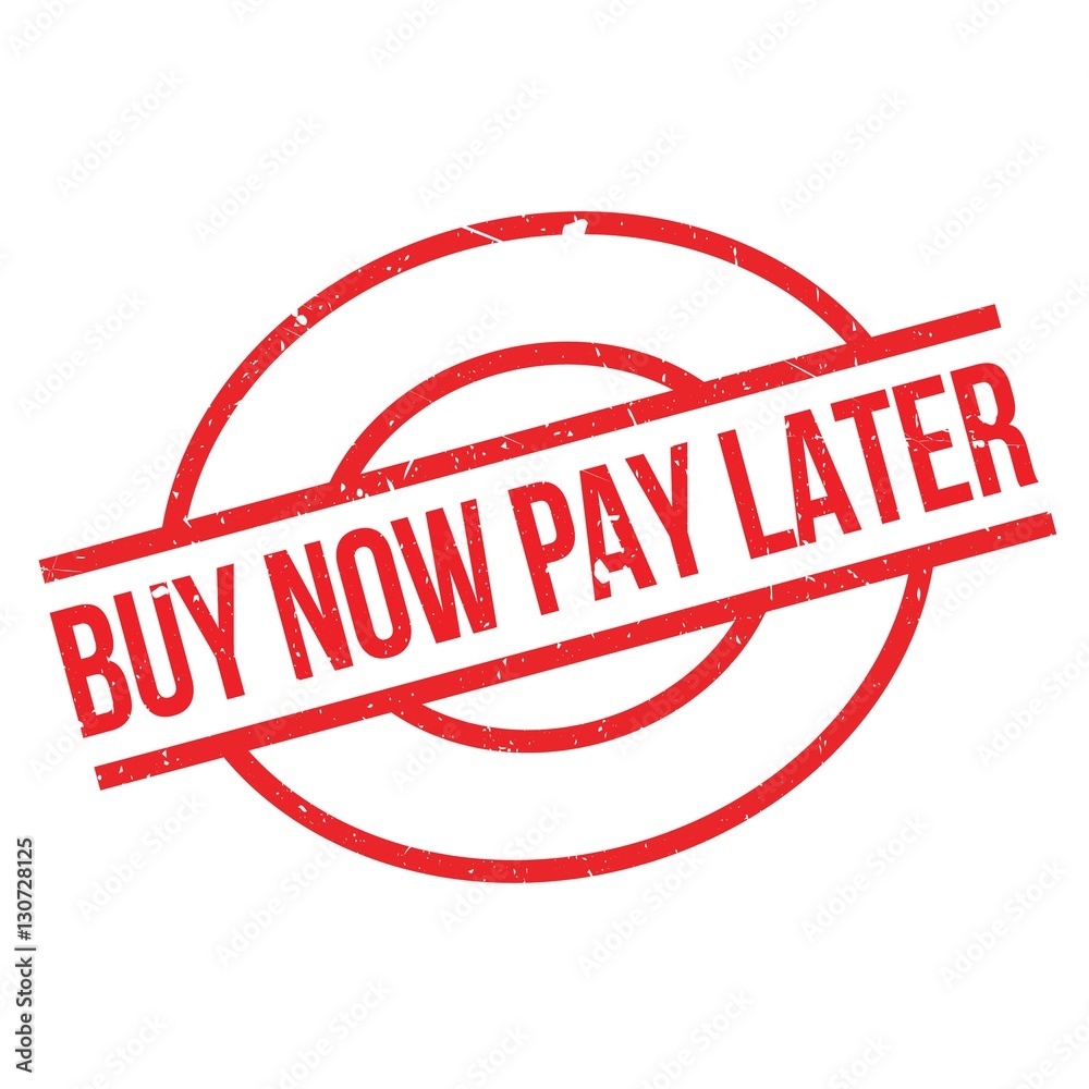 Buy Now Pay Later rubber stamp. Grunge design with dust scratches. Effects can be easily removed for a clean, crisp look. Color is easily changed. Buy Now Pay Later rubber stamp. Grunge design with dust scratches. Effects can be easily removed for a clean, crisp look. Color is easily changed.