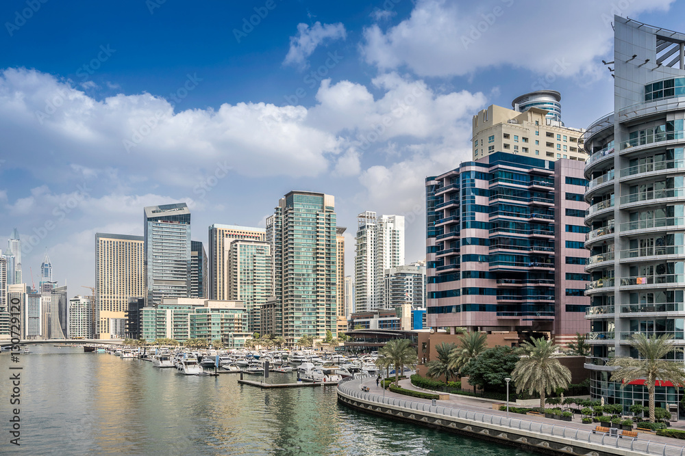 Obraz premium Dubai marina in the UAE