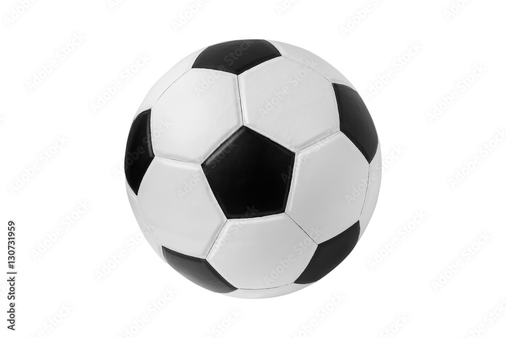 soccer ball closeup image. soccer ball on isolated.