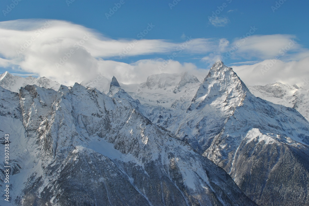 Obraz premium beautiful views of the mountains