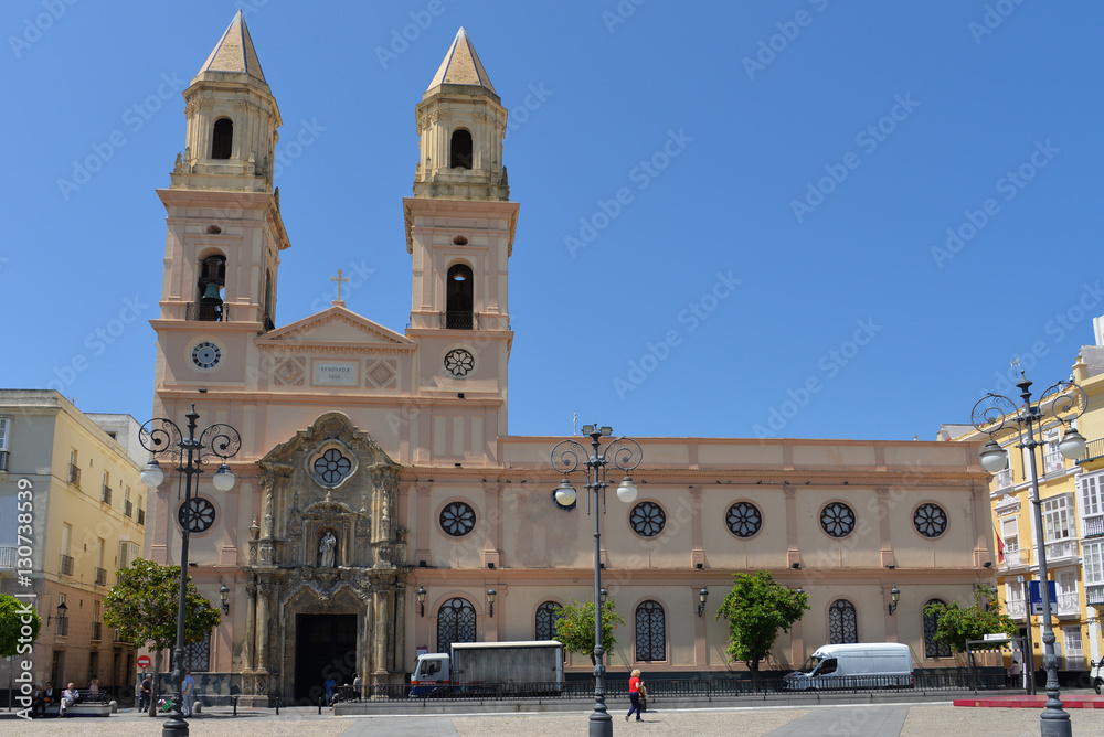 Kirche San Antonio in Cadiz Andalusien