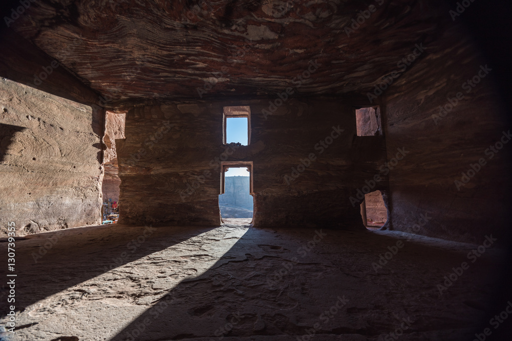 Interior of the Royal Tomb of the Urn, Petra