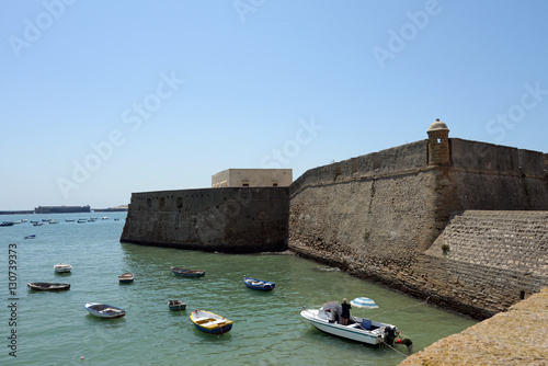 Festung Santa Catalina in Cadiz Andalusien photo