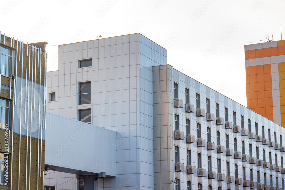 Fototapeta premium Mineral wool insulated facade 