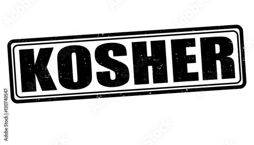 Kosher sign or stamp