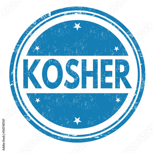 Kosher sign or stamp