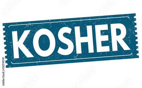 Kosher sign or stamp