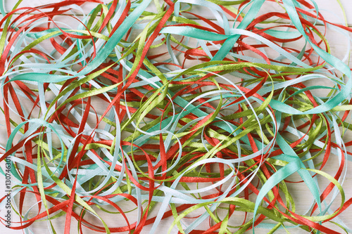 Multicolor ribbons background