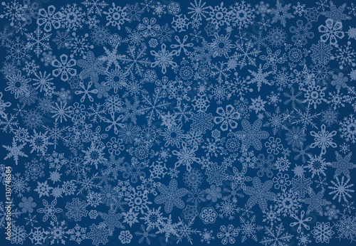 Snowflakes abstract background