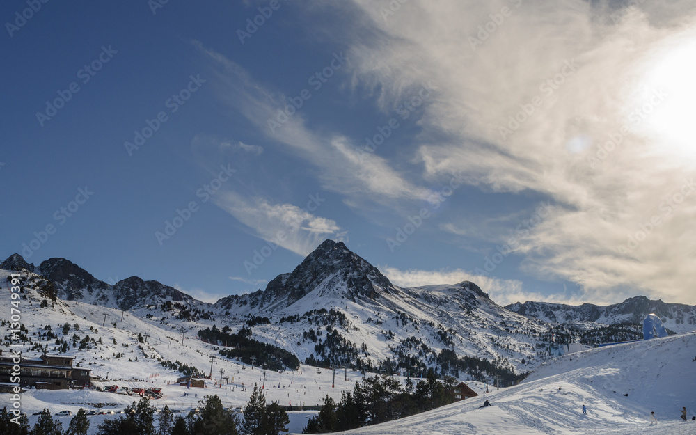 Pistas de esquí en Gran Valira , Andorra