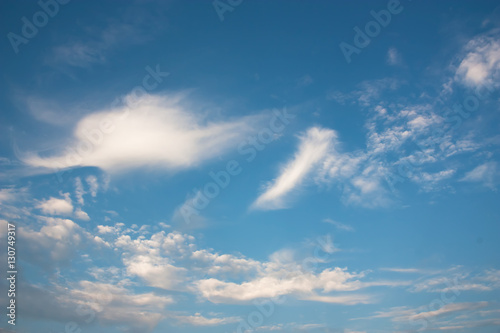 Fototapeta Naklejka Na Ścianę i Meble -  Wonderful white clouds and Beautiful blue Sky.
