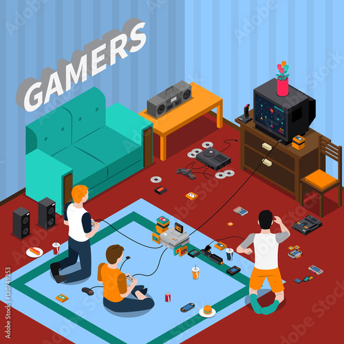 Game Gadgets Isometric Template