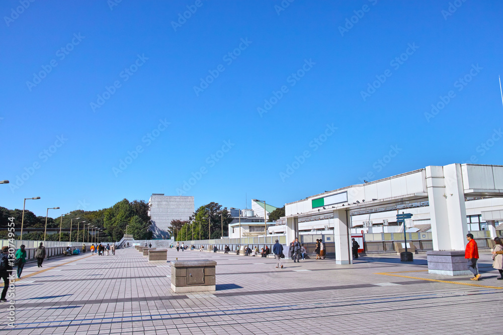 上野駅　パンダ橋口からの風景