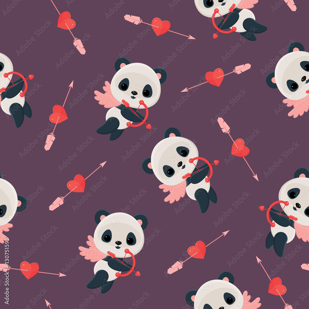 Saint Valentine's Day seamless vector pattern Saint Valentine's Day seamless vector pattern