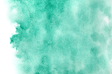 Green watercolor background