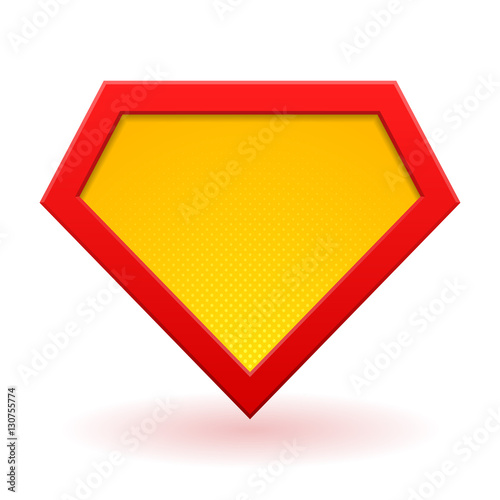 Superhero logo template