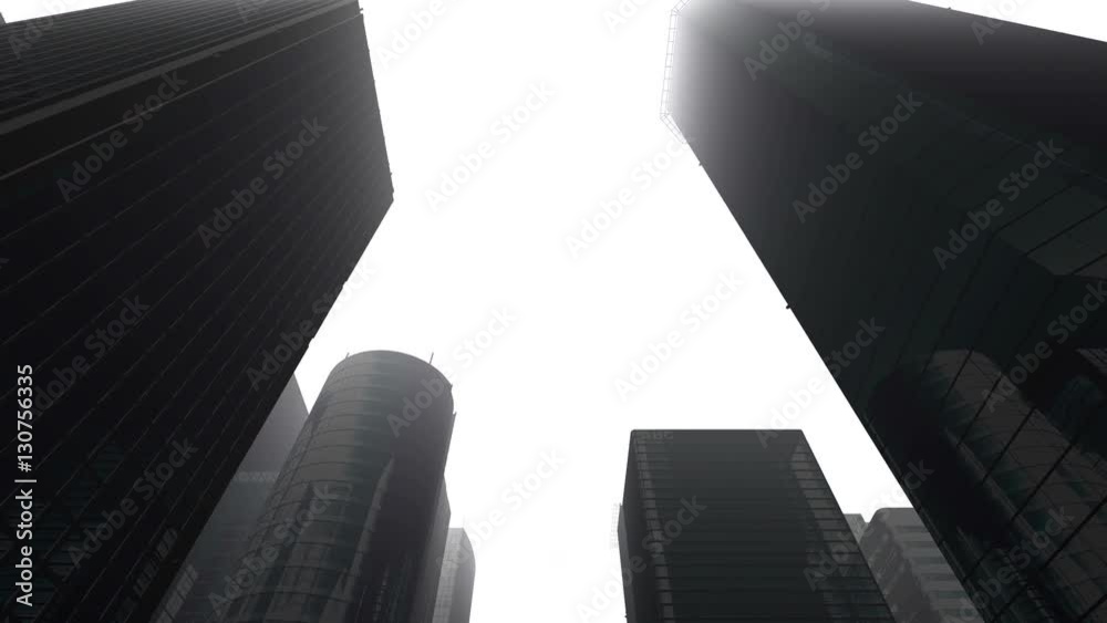 Skyscrapers and buildings. CG Skyscrapers and buildings. CG