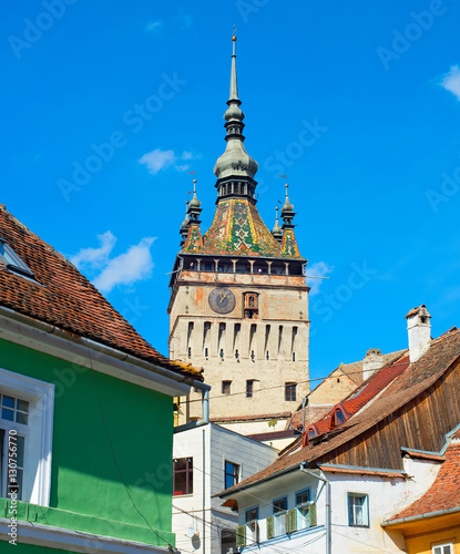 Clock Tower. Sighisoara, Ro...