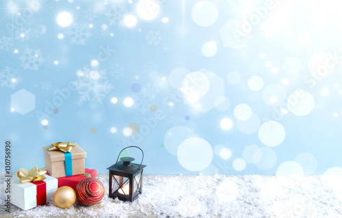 Christmas gifts background