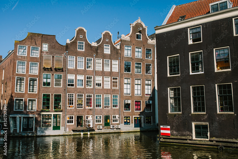 Traditional houses in Amsterdam