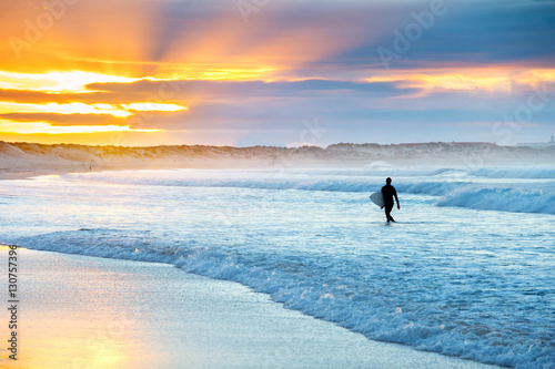 Photography Surfer at sunset