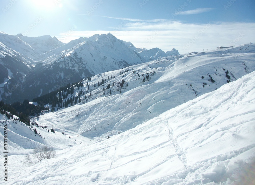 Schneebedeckte Alpen
(Snow capped Alps)
