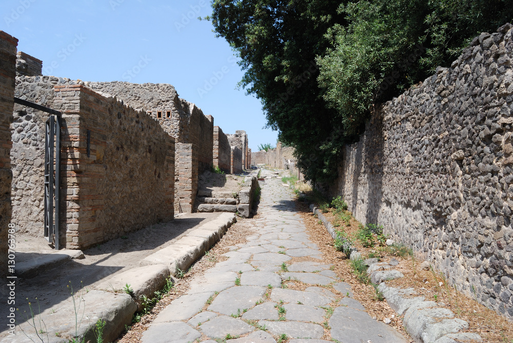 POMPEI, ITALIA - 14 maggio 2015, città eterna.
