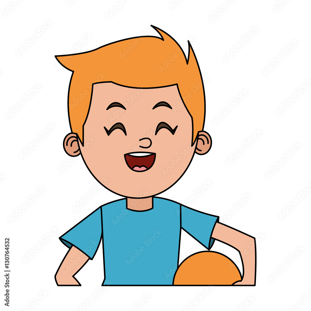 Boy cartoon icon. Kid childhood little and people theme. Isolated design. Vector illustration Boy cartoon icon. Kid childhood little and people theme. Isolated design. Vector illustration