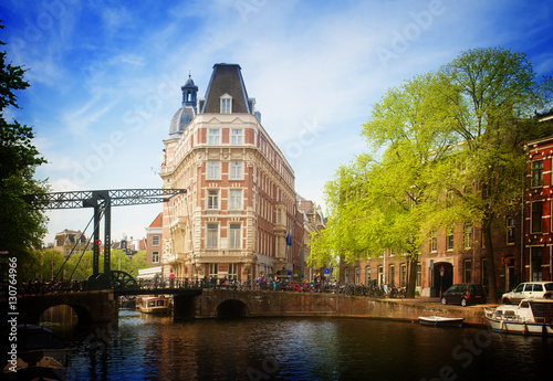 old town on canal ring, Amsterdam, Netherlands