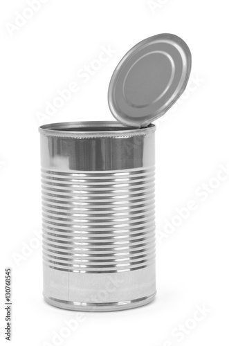 Open Tin Can Side View