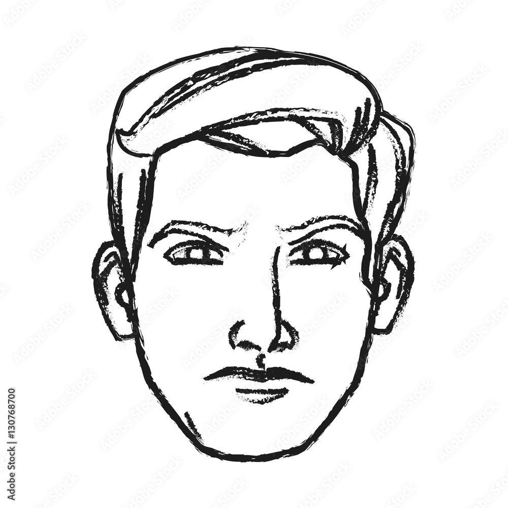 Man cartoon icon. Male avatar person people and human theme. Isolated design. Vector illustration Man cartoon icon. Male avatar person people and human theme. Isolated design. Vector illustration