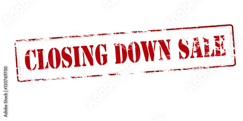 Closing down sale