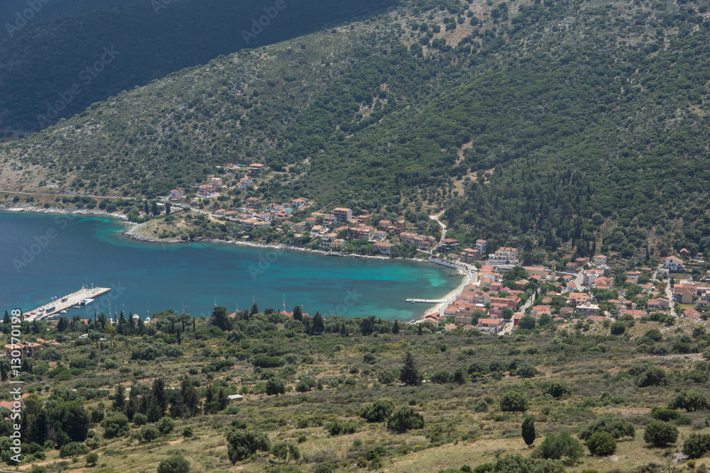 Panorama of Agia Effimia town, Kefalonia, Ionian islands, Greece