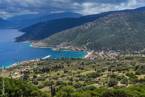 Panoramic view of Agia Effimia town, Kefalonia, Ionian islands, Greece photo